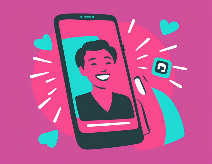 Illustration of a mobile phone with an Instagram photo being uploaded